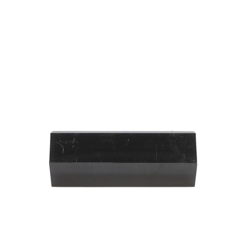 Lee Savage Womens Framed Magnet Top Angled Metal Clutch Handbag Black